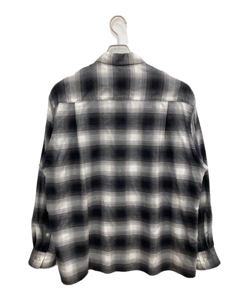 WACKO MARIA（ワコマリア）WACKO MARIA (ワコマリア) 長袖シャツ グレー×ブラック サイズ:SIZE Lの古着・服飾アイテム