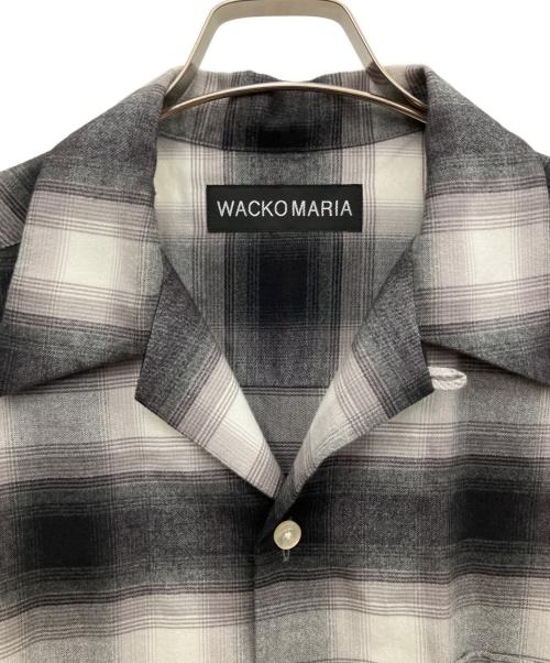 WACKO MARIA（ワコマリア）WACKO MARIA (ワコマリア) 長袖シャツ グレー×ブラック サイズ:SIZE Lの古着・服飾アイテム