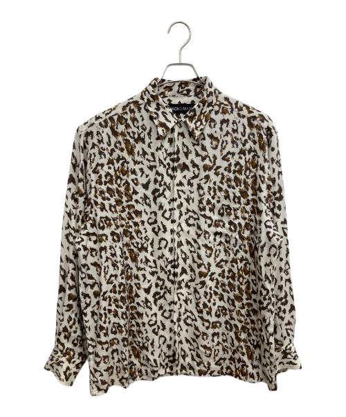 WACKO MARIA（ワコマリア）WACKO MARIA (ワコマリア) 長袖シャツ ベージュ×ブラウン サイズ:SIZE Lの古着・服飾アイテム