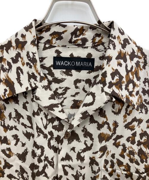 WACKO MARIA（ワコマリア）WACKO MARIA (ワコマリア) 長袖シャツ ベージュ×ブラウン サイズ:SIZE Lの古着・服飾アイテム