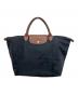 LONGCHAMP（ロンシャン）の古着「ル プリアージュ M トートバッグ」｜ブラック