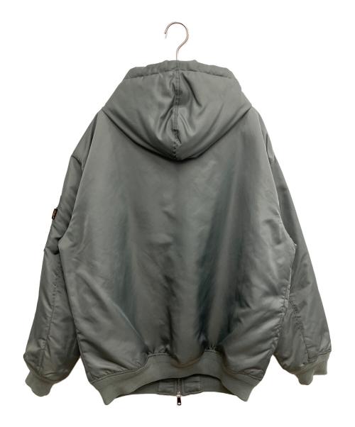 The Duffer of ST.George（ザ ダファーオブセントジョージ）The DUFFER of ST.GEORGE (ザ ダファーオブセントジョージ) B469　フーデッドジャケット グリーン サイズ:SIZE XLの古着・服飾アイテム