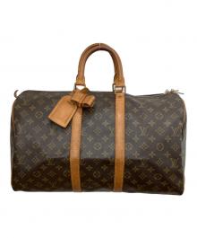 LOUIS VUITTON（ルイ ヴィトン）の古着「キーポル45」｜ブラウン