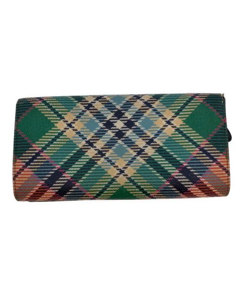 Vivienne Westwood（ヴィヴィアンウエストウッド）Vivienne Westwood (ヴィヴィアンウエストウッド) 長財布 レッド×グリーンの古着・服飾アイテム