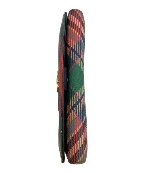 Vivienne Westwood（ヴィヴィアンウエストウッド）Vivienne Westwood (ヴィヴィアンウエストウッド) 長財布 レッド×グリーンの古着・服飾アイテム