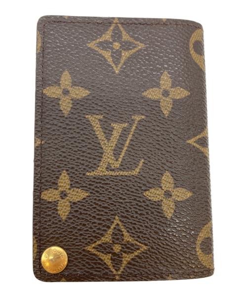 LOUIS VUITTON（ルイ ヴィトン）LOUIS VUITTON (ルイ ヴィトン) モノグラム ポルトカルト クレディ プレッシオン カードケース ブラウンの古着・服飾アイテム