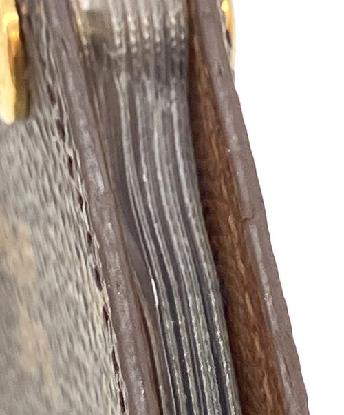 LOUIS VUITTON（ルイ ヴィトン）LOUIS VUITTON (ルイ ヴィトン) モノグラム ポルトカルト クレディ プレッシオン カードケース ブラウンの古着・服飾アイテム