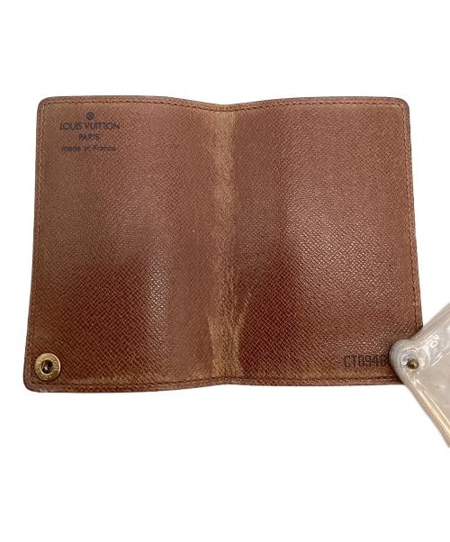LOUIS VUITTON（ルイ ヴィトン）LOUIS VUITTON (ルイ ヴィトン) モノグラム ポルトカルト クレディ プレッシオン カードケース ブラウンの古着・服飾アイテム