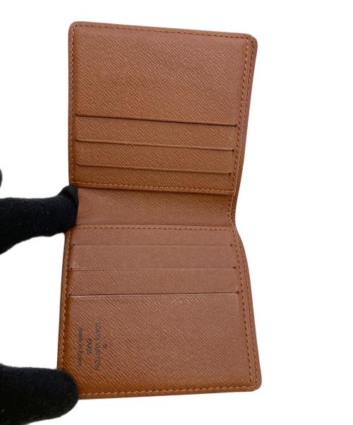 LOUIS VUITTON（ルイ ヴィトン）LOUIS VUITTON (ルイ ヴィトン) モノグラム ポルトビエ 6 カルトクレディ 2つ折り財布 ブラウンの古着・服飾アイテム