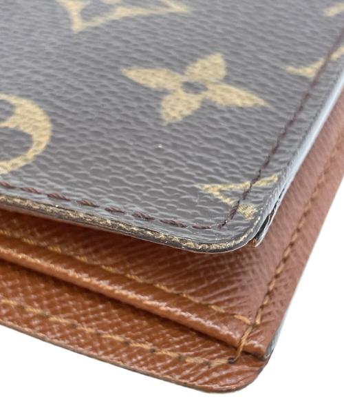 LOUIS VUITTON（ルイ ヴィトン）LOUIS VUITTON (ルイ ヴィトン) モノグラム ポルトビエ 6 カルトクレディ 2つ折り財布 ブラウンの古着・服飾アイテム