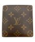 LOUIS VUITTON（ルイ ヴィトン）の古着「モノグラム ポルトビエ 6 カルトクレディ 2つ折り財布」｜ブラウン