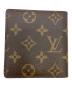 LOUIS VUITTON (ルイ ヴィトン) モノグラム ポルトビエ 6 カルトクレディ 2つ折り財布 ブラウン：20000円
