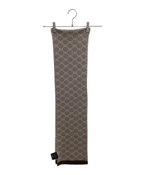 GUCCI（グッチ）GUCCI (グッチ) GG マフラー ベージュの古着・服飾アイテム