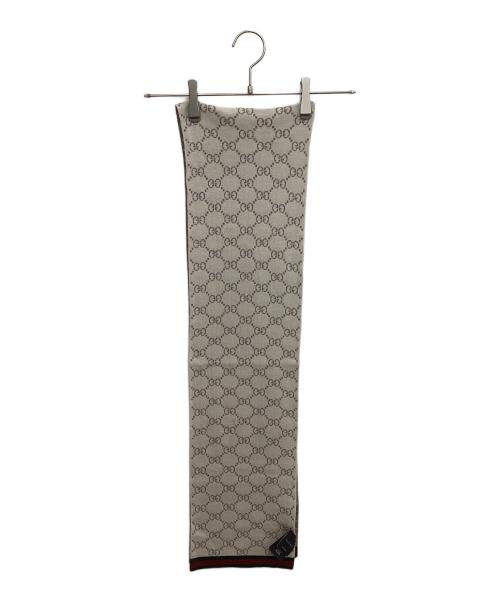 GUCCI（グッチ）GUCCI (グッチ) GG マフラー ベージュの古着・服飾アイテム