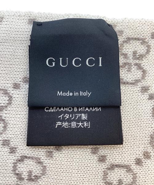 GUCCI（グッチ）GUCCI (グッチ) GG マフラー ベージュの古着・服飾アイテム