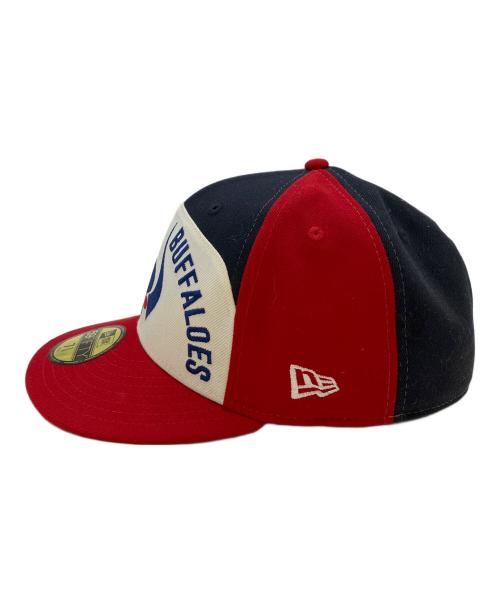 New Era（ニューエラ）New Era (ニューエラ) 岡本太郎 (オカモトタロウ) 大阪近鉄バファローズ (オオサカキンテツバファローズ) 59 FIFTY 近鉄1978トリコロール キャップ サイズ:SIZE 7 3/8・58.7cmの古着・服飾アイテム