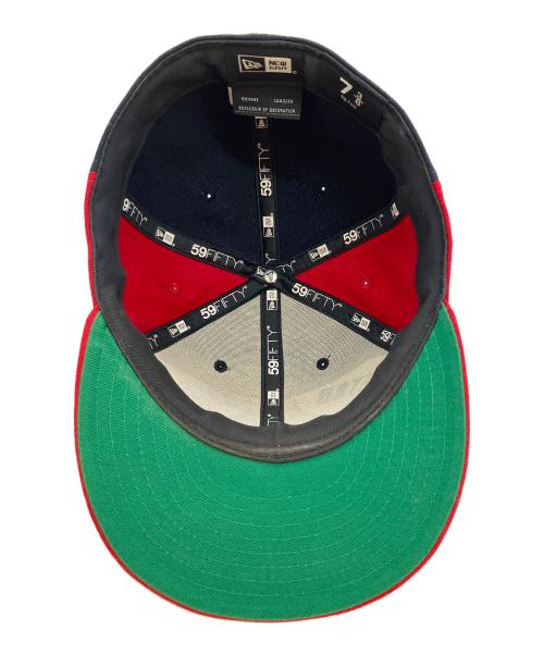 New Era（ニューエラ）New Era (ニューエラ) 岡本太郎 (オカモトタロウ) 大阪近鉄バファローズ (オオサカキンテツバファローズ) 59 FIFTY 近鉄1978トリコロール キャップ サイズ:SIZE 7 3/8・58.7cmの古着・服飾アイテム