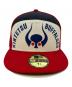 中古・古着 New Era (ニューエラ) 岡本太郎 (オカモトタロウ) 大阪近鉄バファローズ (オオサカキンテツバファローズ) 59 FIFTY 近鉄1978トリコロール キャップ サイズ:SIZE 7 3/8・58.7cm：6000円