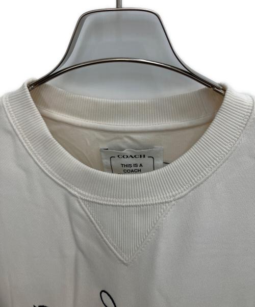 COACH（コーチ）COACH (コーチ) スウェット ホワイト サイズ:SIZE Mの古着・服飾アイテム