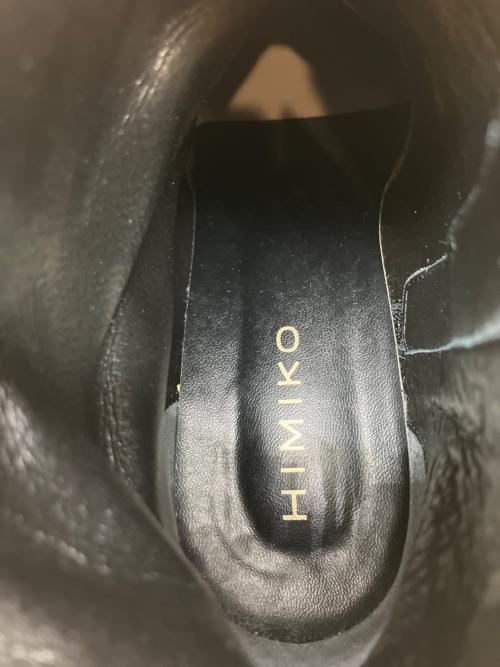 卑弥呼（ヒミコ）卑弥呼 (ヒミコ) スクエアトゥブーツ ブラック サイズ:SIZE 23.5cmの古着・服飾アイテム