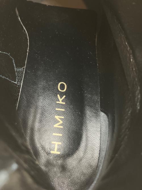 卑弥呼（ヒミコ）卑弥呼 (ヒミコ) スクエアトゥブーツ ブラック サイズ:SIZE 23.5cmの古着・服飾アイテム