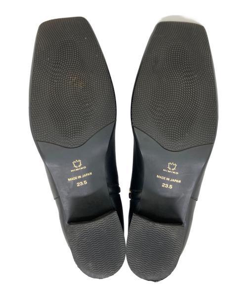 卑弥呼（ヒミコ）卑弥呼 (ヒミコ) スクエアトゥブーツ ブラック サイズ:SIZE 23.5cmの古着・服飾アイテム