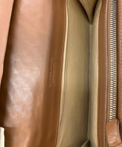 BOTTEGA VENETA（ボッテガベネタ）BOTTEGA VENETA (ボッテガベネタ) イントレチャート　長財布 ブラウンの古着・服飾アイテム