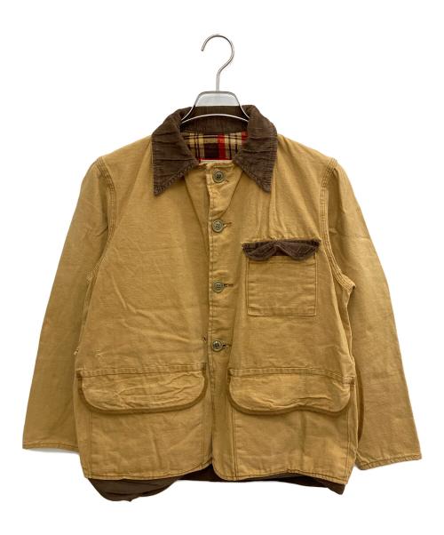 J.C.PENNY（ジェーシーペニー）J.C.PENNY (ジェーシーペニー) ハンティングジャケット ベージュ×ブラウン サイズ:SIZE Sの古着・服飾アイテム