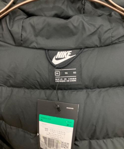 NIKE（ナイキ）NIKE (ナイキ) ダウンジャケット ブラック サイズ:SIZE XL 未使用品の古着・服飾アイテム