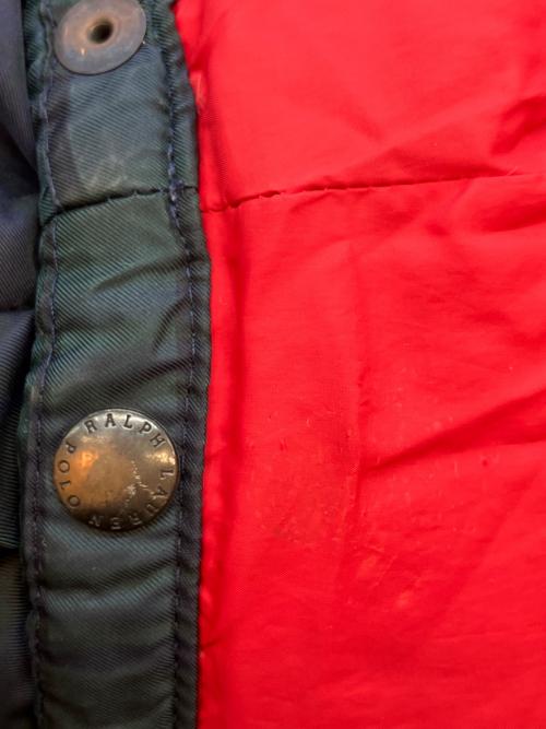POLO RALPH LAUREN（ポロ・ラルフローレン）POLO RALPH LAUREN (ポロ・ラルフローレン) ダウンジャケット グリーン サイズ:SIZE XLの古着・服飾アイテム