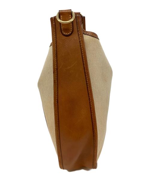 HERMES（エルメス）HERMES (エルメス) エブリン1 トワルアッシュ GM ベージュ×ブラウンの古着・服飾アイテム