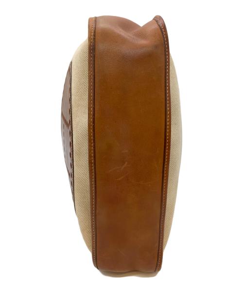 HERMES（エルメス）HERMES (エルメス) エブリン1 トワルアッシュ GM ベージュ×ブラウンの古着・服飾アイテム