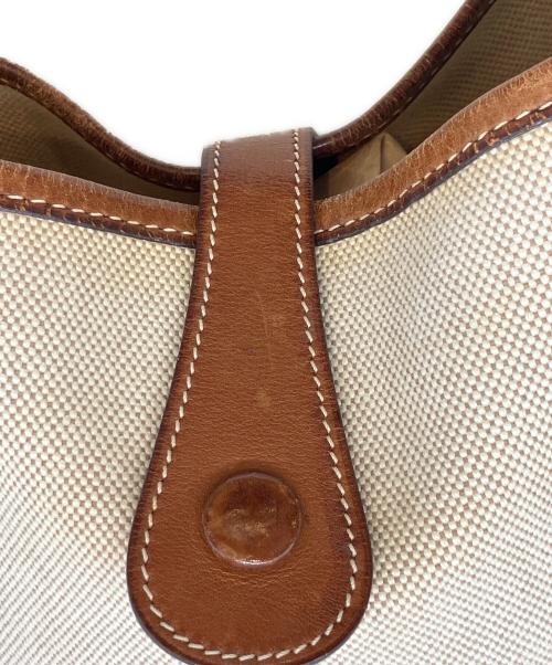 HERMES（エルメス）HERMES (エルメス) エブリン1 トワルアッシュ GM ベージュ×ブラウンの古着・服飾アイテム