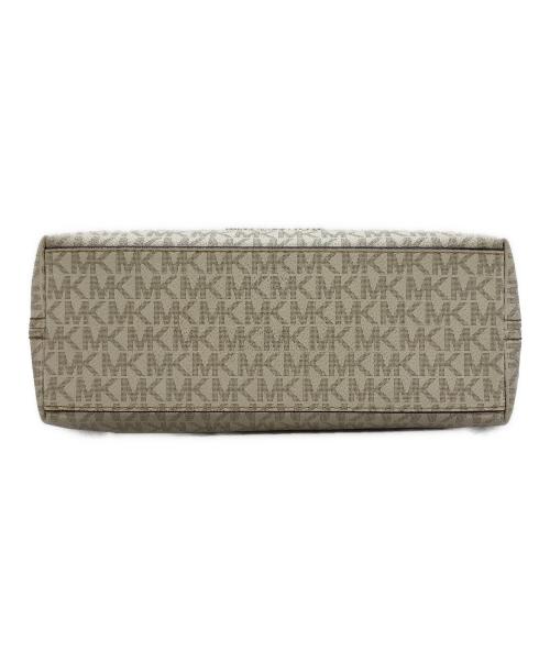 MICHAEL KORS（マイケルコース）MICHAEL KORS (マイケルコース) ジェットセット ミディアム チェーン メッセンジャー/ショルダーバッグ ベージュ×ブラウンの古着・服飾アイテム