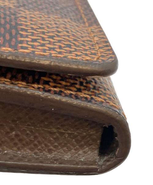 LOUIS VUITTON（ルイ ヴィトン）LOUIS VUITTON (ルイ ヴィトン) アンヴェロップ・カルト・ドゥ・ヴィジット 名刺入れ ブラウンの古着・服飾アイテム