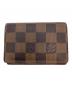 LOUIS VUITTON（ルイ ヴィトン）の古着「アンヴェロップ・カルト・ドゥ・ヴィジット 名刺入れ」｜ブラウン