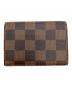 LOUIS VUITTON (ルイ ヴィトン) アンヴェロップ・カルト・ドゥ・ヴィジット 名刺入れ ブラウン：20000円