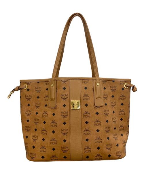 MCM（エムシーエム）MCM (エムシーエム) Liz リバーシブルショッパーヴィセトス ブラウンの古着・服飾アイテム