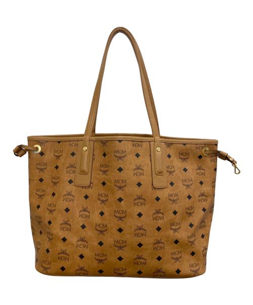 MCM（エムシーエム）MCM (エムシーエム) Liz リバーシブルショッパーヴィセトス ブラウンの古着・服飾アイテム