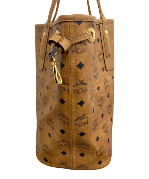 MCM（エムシーエム）MCM (エムシーエム) Liz リバーシブルショッパーヴィセトス ブラウンの古着・服飾アイテム