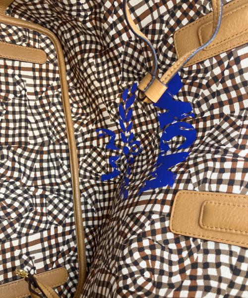 MCM（エムシーエム）MCM (エムシーエム) Liz リバーシブルショッパーヴィセトス ブラウンの古着・服飾アイテム