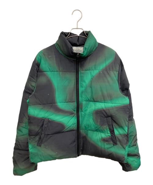 BLACKTAI（ブラックタイ）BLACKTAI (ブラックタイ) 中綿ジャケット ブラック×グリーン サイズ:SIZE Sの古着・服飾アイテム