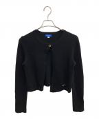 BLUE LABEL CRESTBRIDGEブルーレーベルクレストブリッジ）の古着「薄手カーディガン」｜ブラック