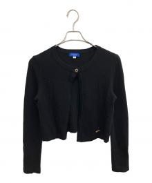 BLUE LABEL CRESTBRIDGE（ブルーレーベルクレストブリッジ）の古着「薄手カーディガン」｜ブラック