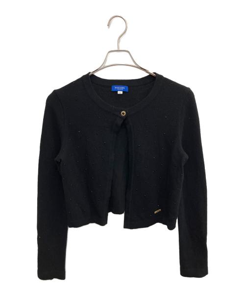 BLUE LABEL CRESTBRIDGE（ブルーレーベルクレストブリッジ）BLUE LABEL CRESTBRIDGE (ブルーレーベルクレストブリッジ) 薄手カーディガン ブラック サイズ:SIZE Mの古着・服飾アイテム