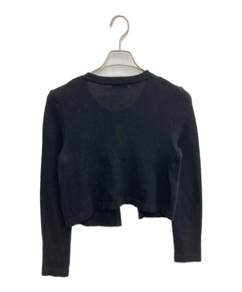 BLUE LABEL CRESTBRIDGE（ブルーレーベルクレストブリッジ）BLUE LABEL CRESTBRIDGE (ブルーレーベルクレストブリッジ) 薄手カーディガン ブラック サイズ:SIZE Mの古着・服飾アイテム