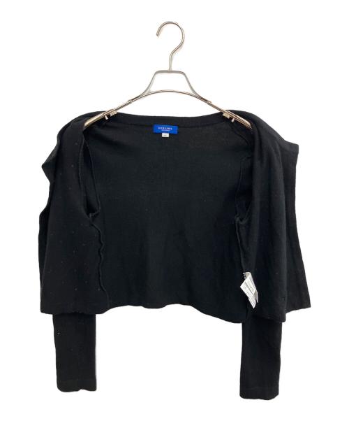 BLUE LABEL CRESTBRIDGE（ブルーレーベルクレストブリッジ）BLUE LABEL CRESTBRIDGE (ブルーレーベルクレストブリッジ) 薄手カーディガン ブラック サイズ:SIZE Mの古着・服飾アイテム