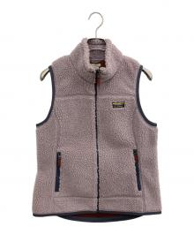 L.L.Bean（エルエルビーン）の古着「マウンテンパイルフリースベスト ボアベスト」｜ピンク