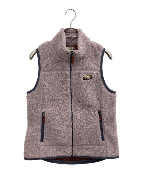 L.L.Bean（エルエルビーン）L.L.Bean (エルエルビーン) マウンテンパイルフリースベスト ボアベスト ピンク サイズ:SIZE Mの古着・服飾アイテム