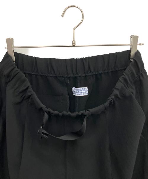 UNITED ARROWS（ユナイテッドアローズ）UNITED ARROWS (ユナイテッドアローズ) I BELT CR 1P PANTS イージーパンツ ブラック サイズ:SIZE Mの古着・服飾アイテム